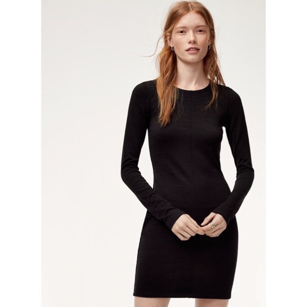 Aritzia Wilfred Free Black Dress Large NEW